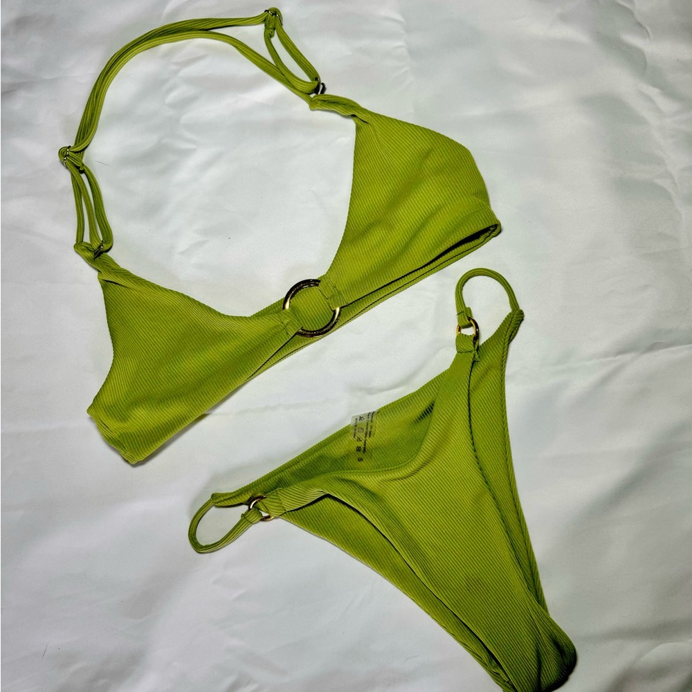 Vibrant Green Bikini Set